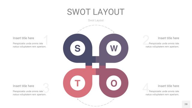 莫兰迪紫色SWOT图表PPT28 莫兰迪紫色SWOT图表PPT28