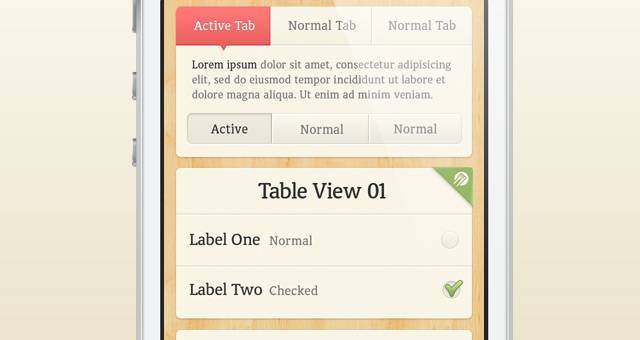 美食iPhone App UI Kit Psd 美食iPhone App UI Kit Psd