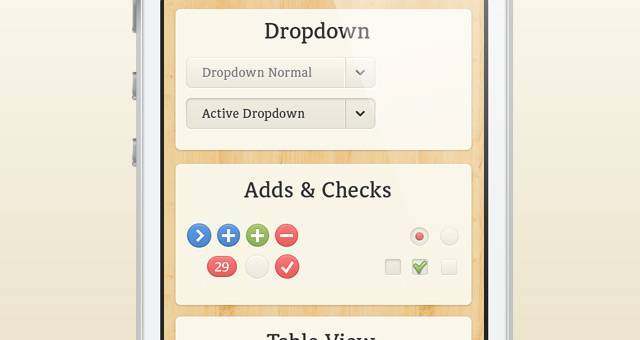 美食iPhone App UI Kit Psd 美食iPhone App UI Kit Psd