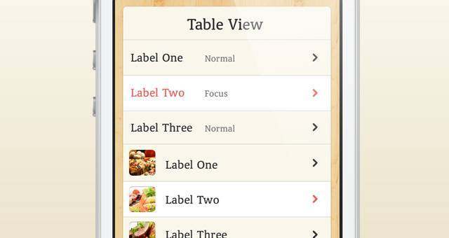 美食iPhone App UI Kit Psd 美食iPhone App UI Kit Psd