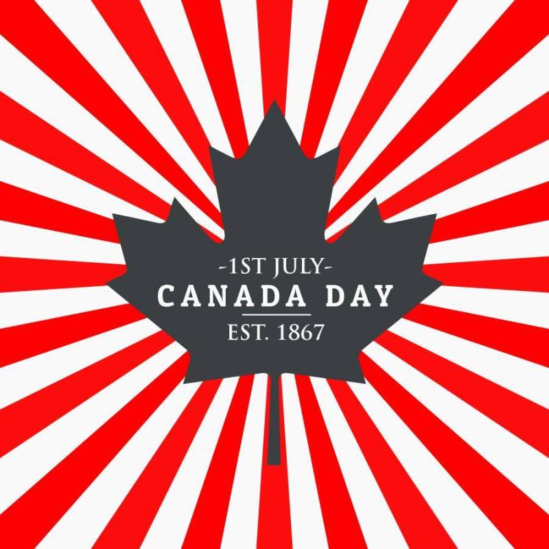 加拿大天问候背景