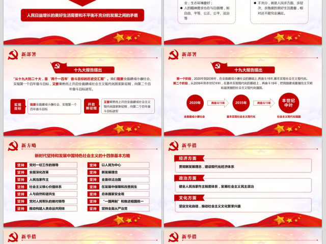 领会新时代中国特色社会主义思想党课PPT 领会新时代中国特色社会主义思想党课PPT