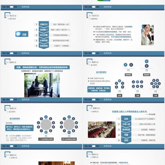简约实用商务礼仪职业形象培训课件PPT模板 简约实用商务礼仪职业形象培训课件PPT模板