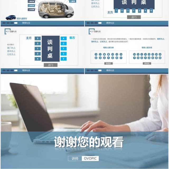 简约实用商务礼仪职业形象培训课件PPT模板 简约实用商务礼仪职业形象培训课件PPT模板