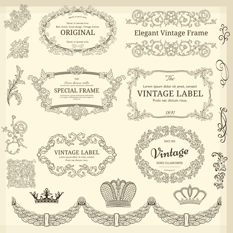 书画装饰设计元素4621