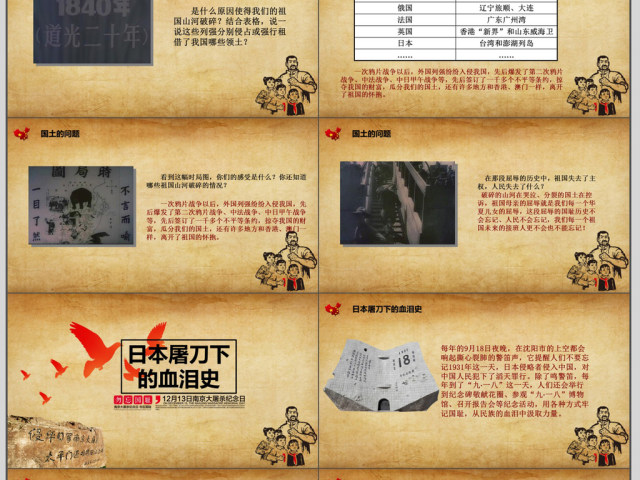勿忘国耻振兴中华政府建党PPT 勿忘国耻振兴中华政府建党PPT