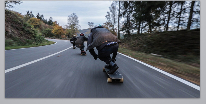 街头运动滑板酷炫滑板的背景图