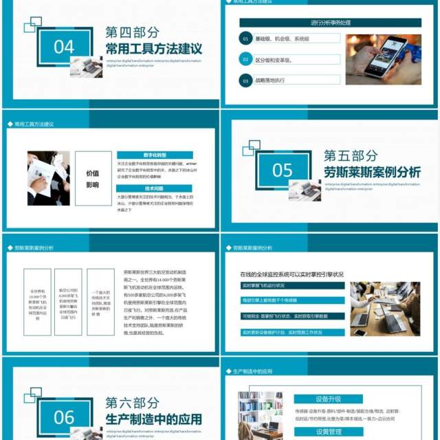 企业数字化转型思路方法及案例动态PPT模板 企业数字化转型思路方法及案例动态PPT模板