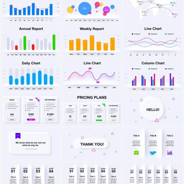 微粒体阴影信息图表图标PPT素材元素Neumorphic 微粒体阴影信息图表图标PPT素材元素Neumorphic