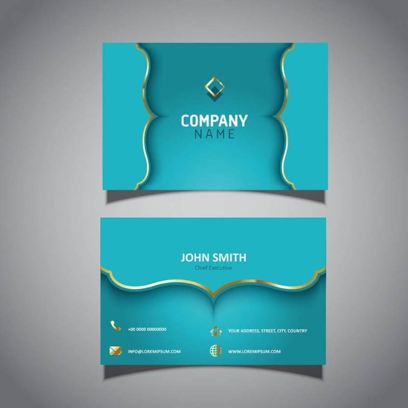 典雅的名片模板