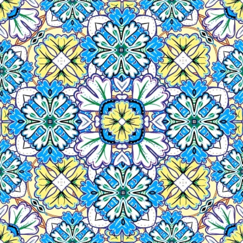 无缝图案彩色装饰矢量08