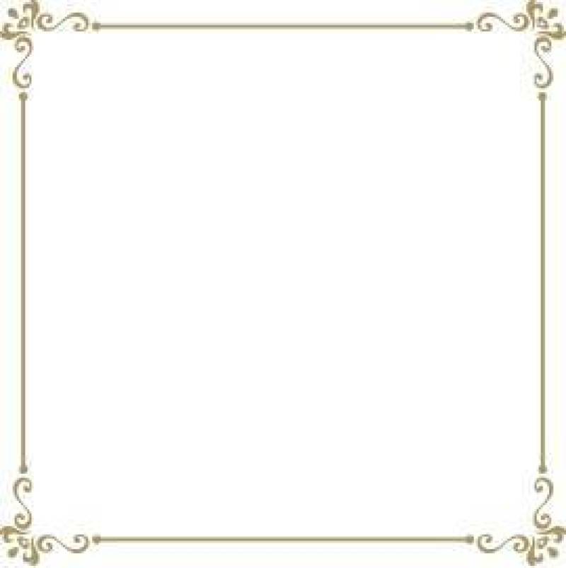 装饰框架黄金