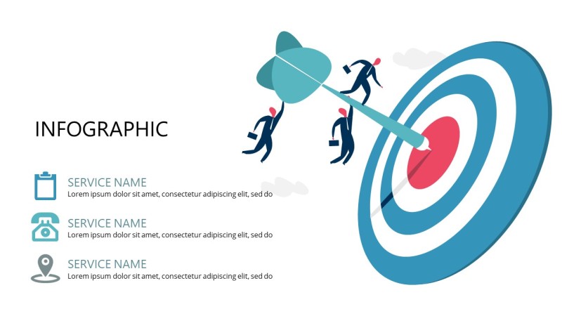 蓝色商务人物PPT图表-21