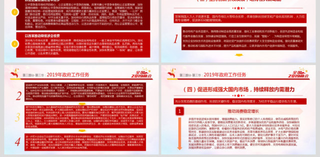 原创2019全国两会政协政府工作报告ppt-版权可商用