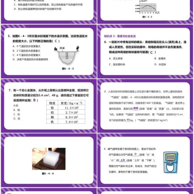 部编版八年级物理上册密度与社会生活课件PPT模版 部编版八年级物理上册密度与社会生活课件PPT模版