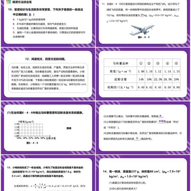 部编版八年级物理上册密度与社会生活课件PPT模版 部编版八年级物理上册密度与社会生活课件PPT模版