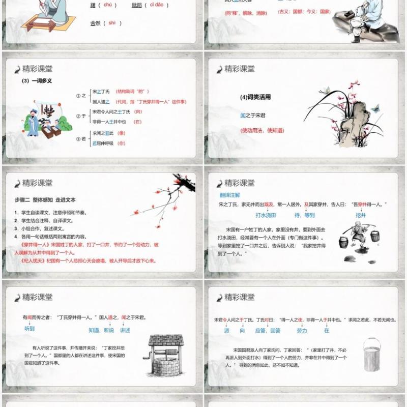 部编版七年级语文上册寓言四则PPT模板