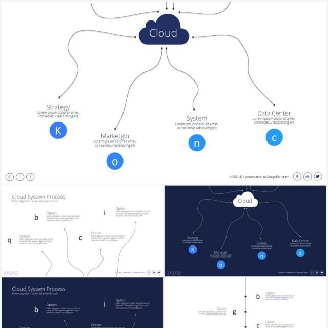 组织结构图分层信息图PPT素材Structure