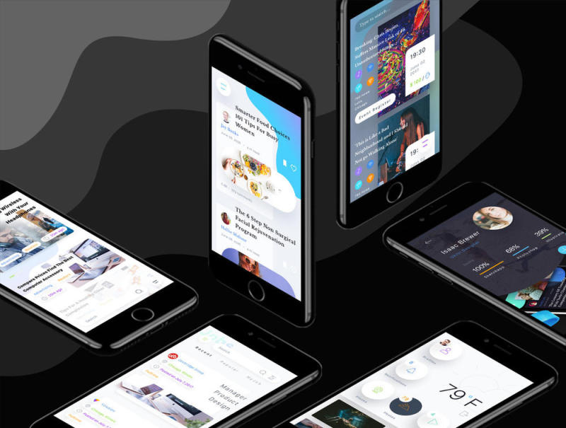 30 Sketch中设计的屏幕移动UI套件，启发了Ui Mobile第1部分
