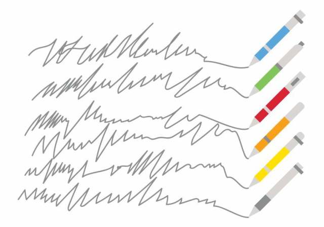 标记和Squiggle线矢量