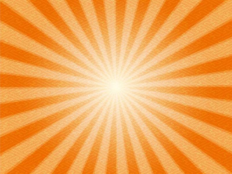 集中线背景（纱绫形模様・朱色）