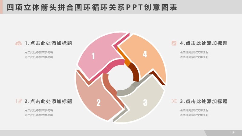 多场景办公PPT信息可视化图表18