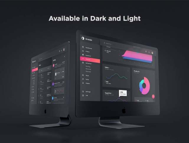 带有丰富美丽元素的仪表板Web UI工具包。，Brinhildr Web UI工具包