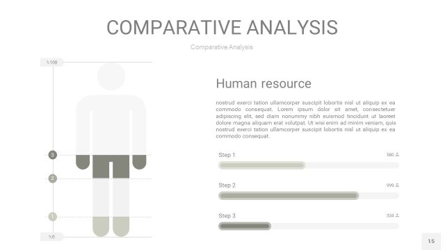 灰色用户人群分析PPT图表15