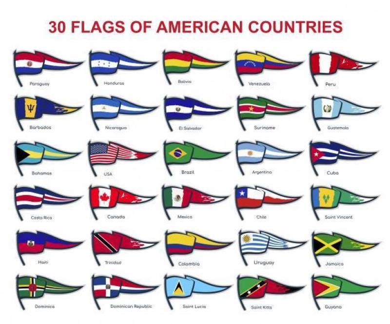 美国30国旗