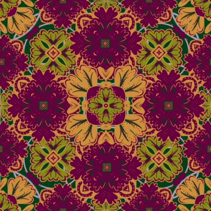 无缝图案彩色装饰矢量12