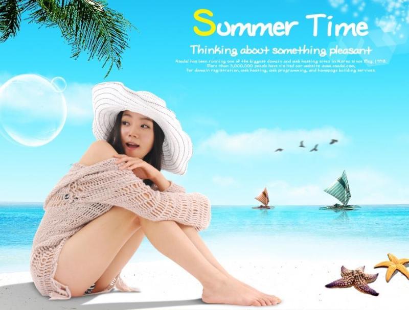 蓝色海水系类4&nbsp;psd分层素材