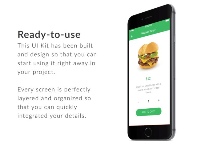 Foodism Mobile UI Kit中设计的移动食品交付UI工具包 Foodism Mobile UI Kit中设计的移动食品交付UI工具包