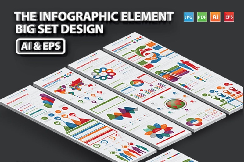信息图表可编辑元素模板 Infographics Elements Template