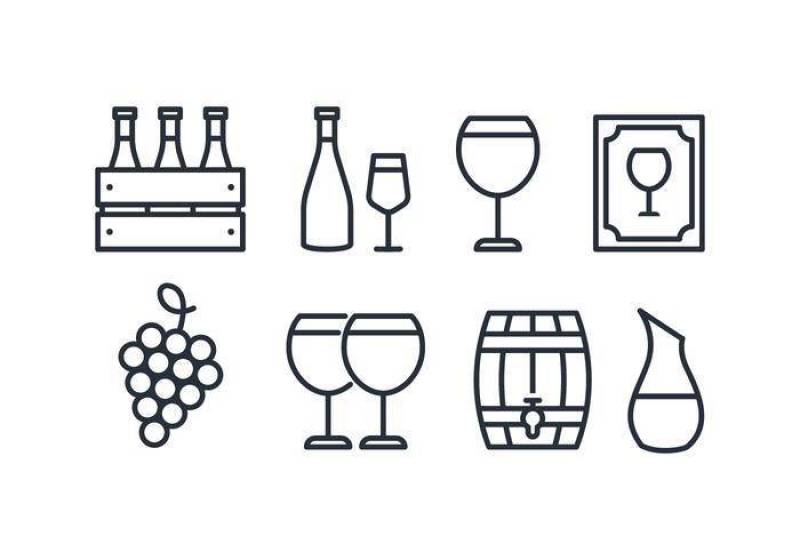 酒图标包