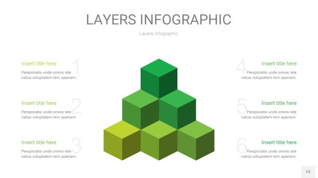 嫩绿色3D分层PPT信息图12 嫩绿色3D分层PPT信息图12