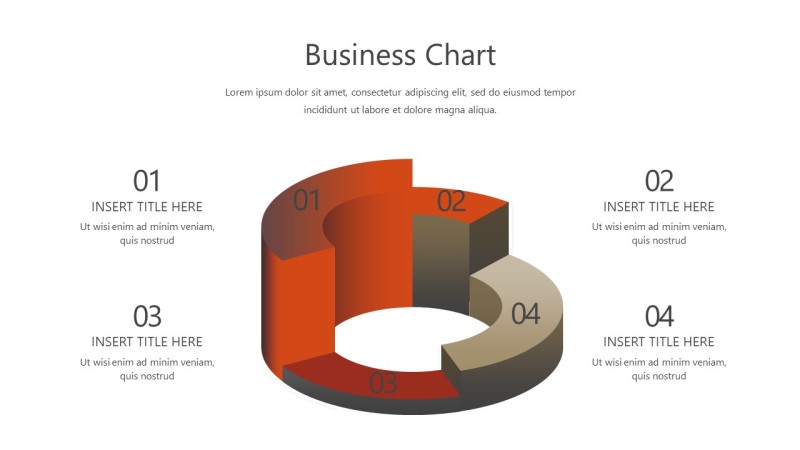 红橙色商务PPT图表-31