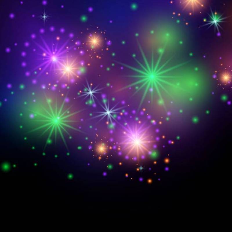 Vector fireworks