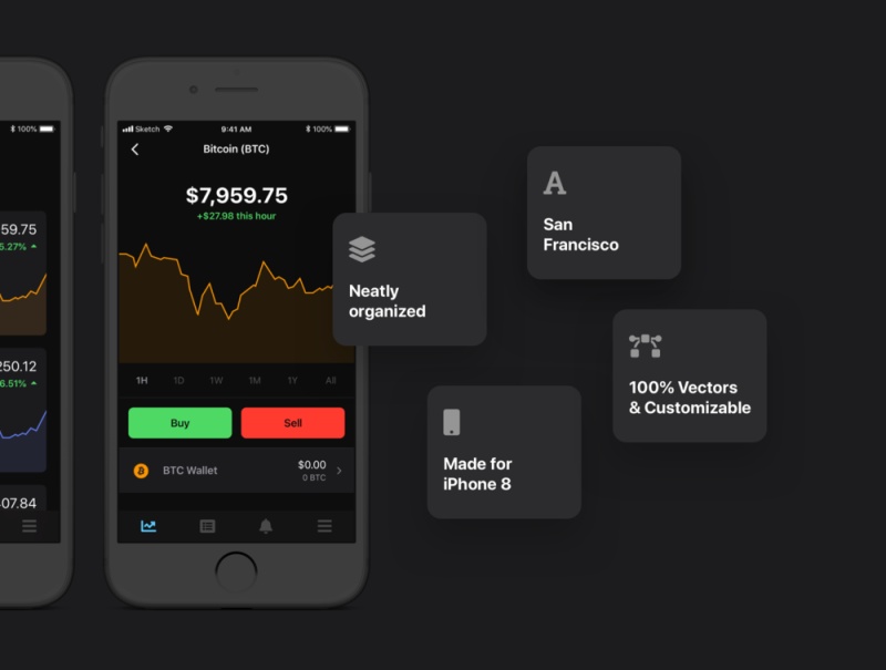 对于您的下一个区块链和加密项目。，Krypto UI Kit