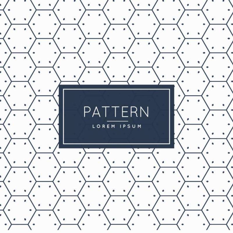 干净的六角形状图案背景