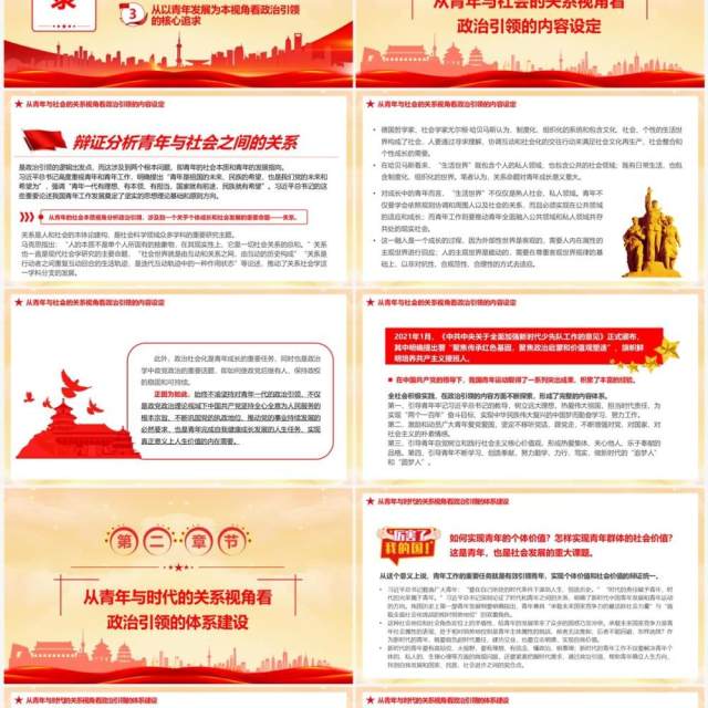 从三个维度把握新时代青年发展与需求党员干部学习PPT模板 从三个维度把握新时代青年发展与需求党员干部学习PPT模板