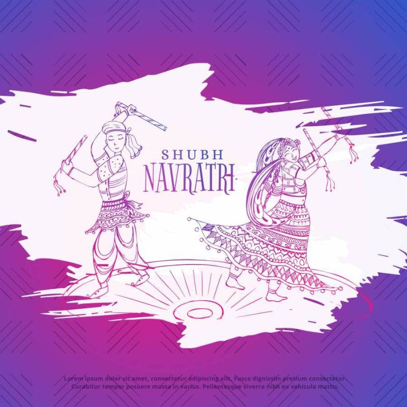 Kapal在Navratri Dashesha节玩dandiya