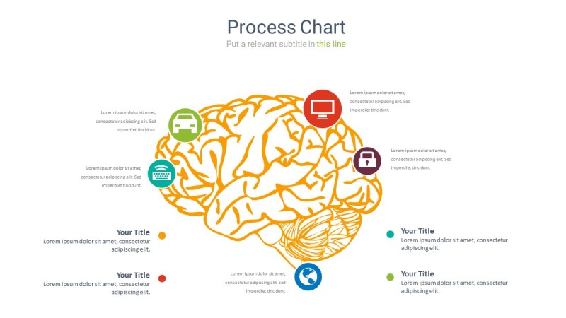 多色并列关系PPT图表-25