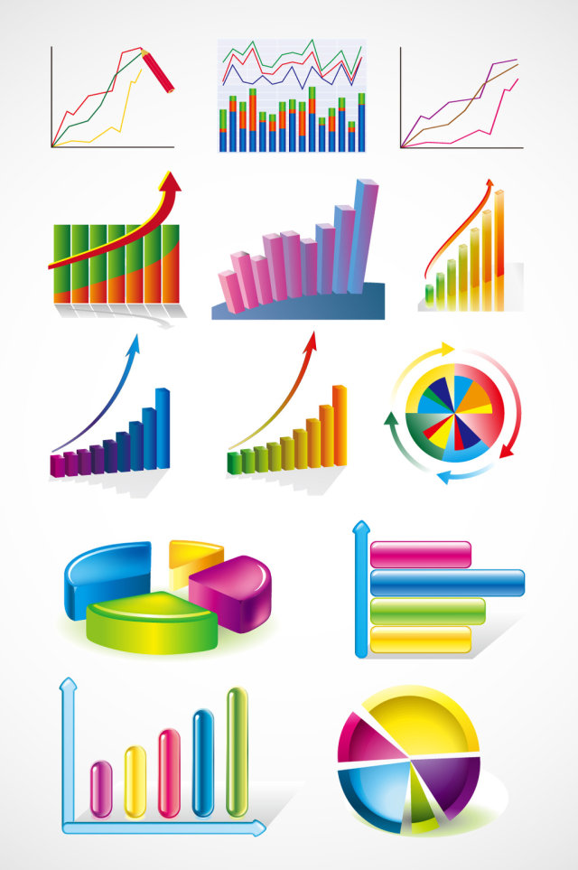 金融理财图表设计素材