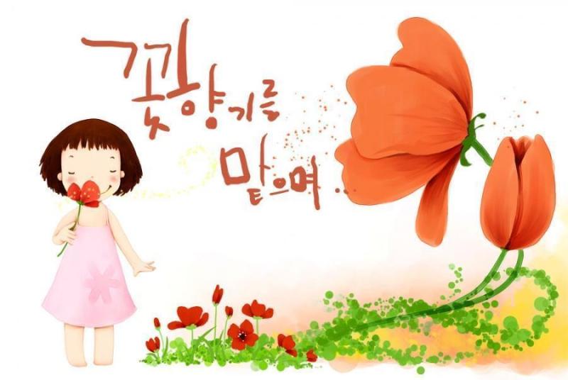 韩国儿童插画psd素材-61