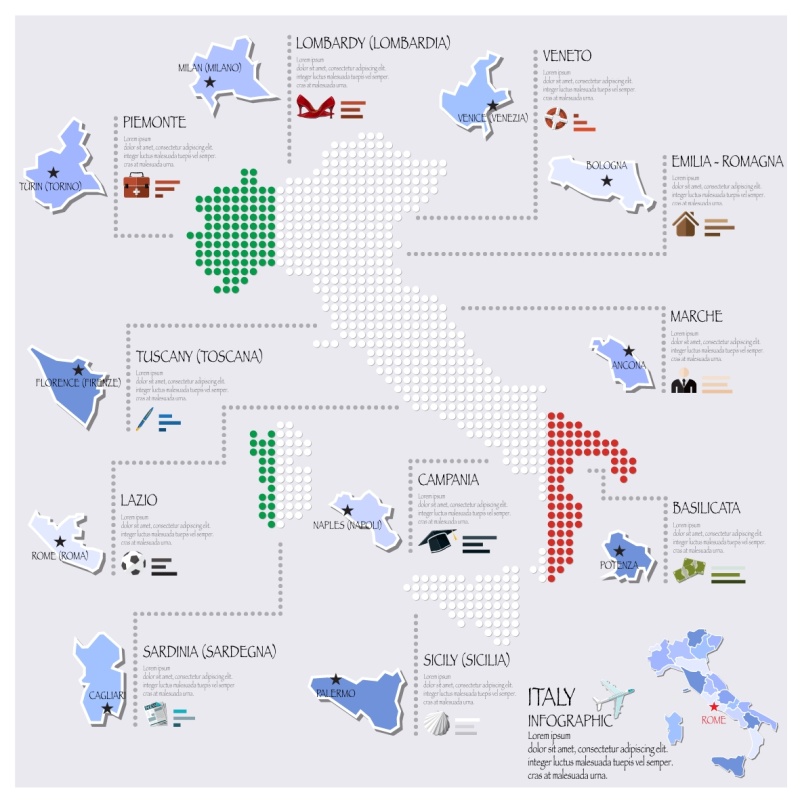 信息图形集合12718