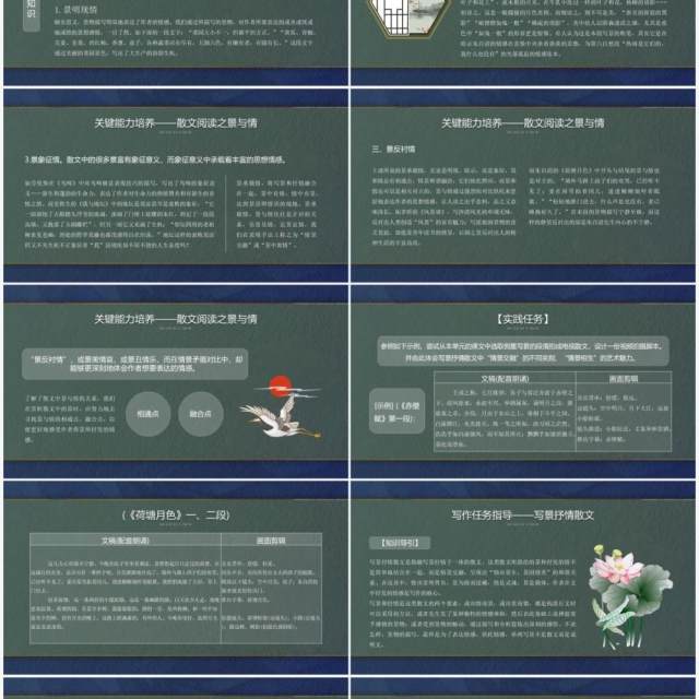 部编版高中语文必修一单元学习任务课件PPT模板 部编版高中语文必修一单元学习任务课件PPT模板