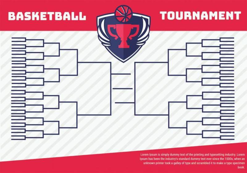 篮球锦标赛支架海报