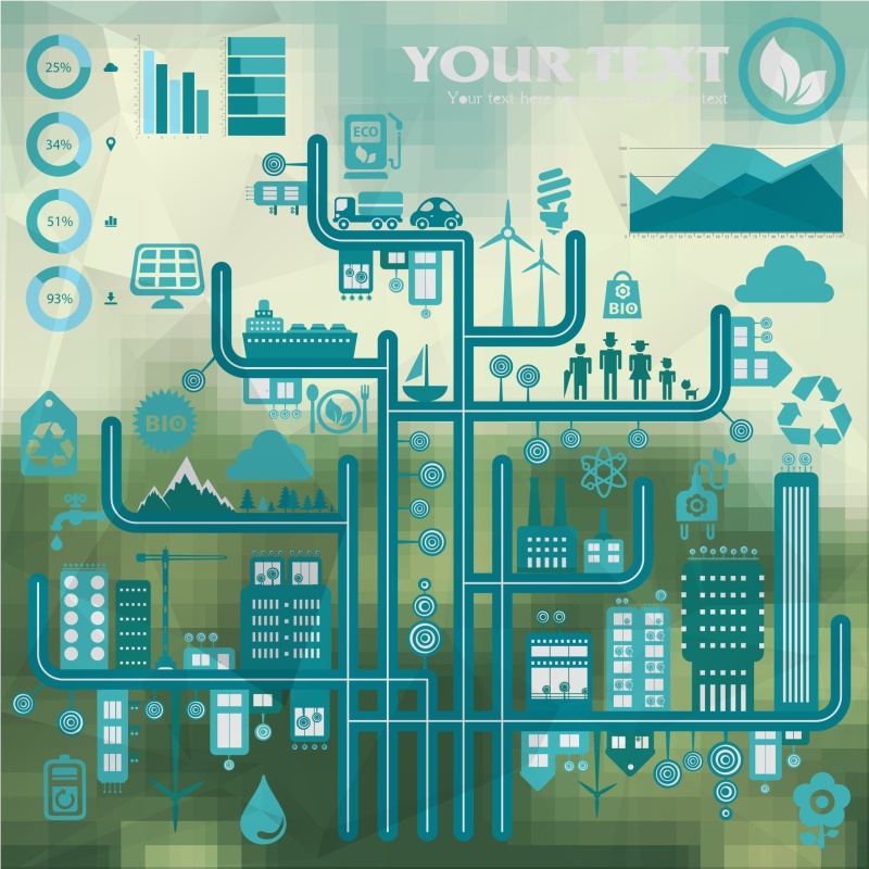 生态信息图模板321