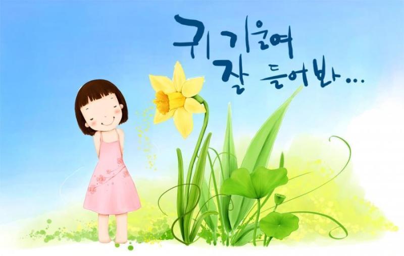韩国儿童插画psd素材-42