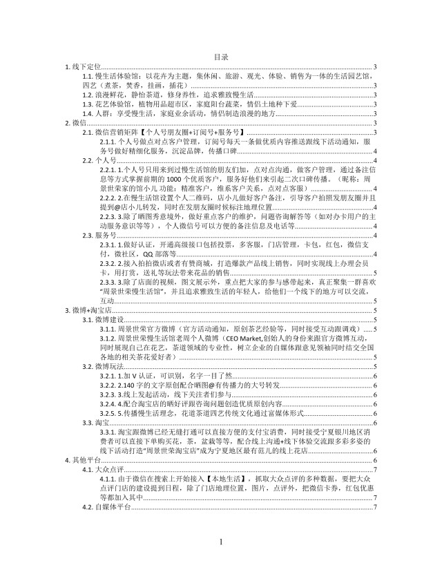 思维导图周锦世荣生活馆XMind模板 思维导图周锦世荣生活馆XMind模板